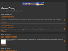 Tablet Screenshot of masonzhang.com